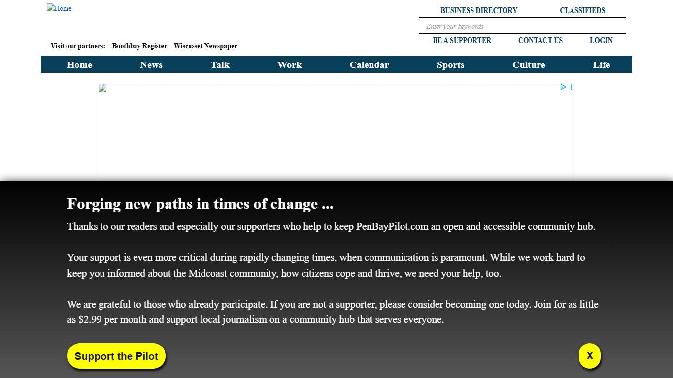 Waldo County divorces PenBay Pilot